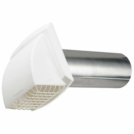 LIGHTHOUSE 4 in. White ProMax Wide Mouth Exhaust Hood LI4999